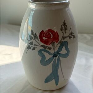 Possible Vintage Emerson Creek Hand Painted Pottery Vase